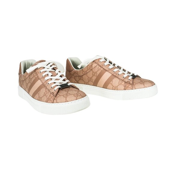 Gucci Women's GG Supreme Ace sneaker with Web - Picture 1 of 8